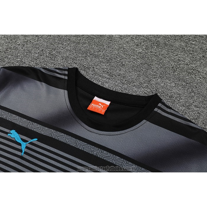 Chandal del Manchester City Manga Corta 2022-2023 Negro - Pantalon Corto